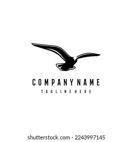 Diseño del logotipo de gaviota. Impresionante logo de la gaviota. Un logotipo de gaviota. Diseño de logotipo para animales