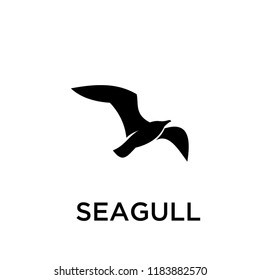 seagull logo icon designs vector