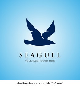 seagull logo icon designs vector