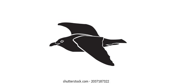 seagull logo icon designs vector