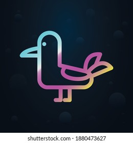 Seagull nolan icon. Simple thin line, outline vector of seaside icons for ui and ux, website or mobile application