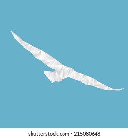Seagull  Origami Style