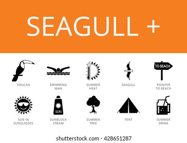 Seagull Plus Icons Set
