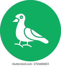 Ilustração de design de ícone de vetor de gaivota
