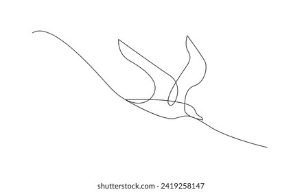 Seagulls fly over the surface of the sea. Small waves. World Maritime Day. template