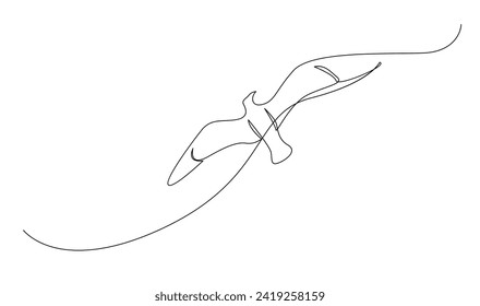 Seagulls fly over the surface of the sea. Small waves. World Maritime Day. template