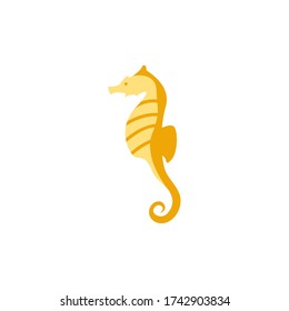 Seahorse graphic design template vector isolated