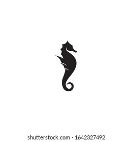 Seahorse Icon And Symbol Vector Illustration.