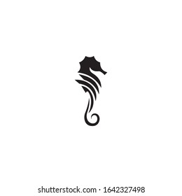 Seahorse Icon And Symbol Vector Illustration.