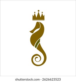 Seahorse Logo. Seahorse Logo Design. Seahorse Logo Brand. Seahorse Logo Vector Design Isolated on White Background
