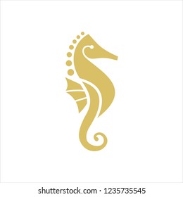 Seahorse Logo Vector