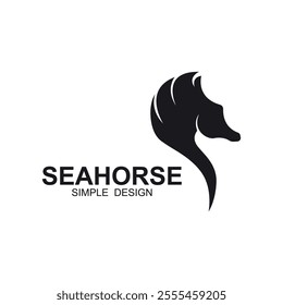 seahorse logo vector illustration design. this logo Can use in branding, maritim company, fashion and brand company