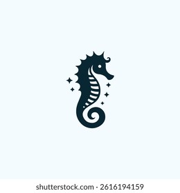 Seahorse magic logo for sale.