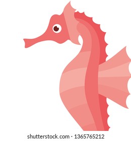 seahorse pattern isolated icon