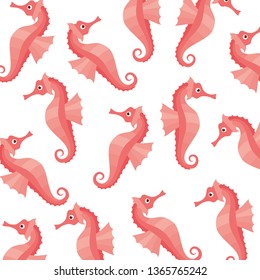 seahorse pattern isolated icon