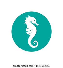 Seahorse vector drawing