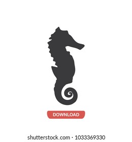 Seahorse vector icon
