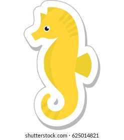 Seahorse Vector Icon