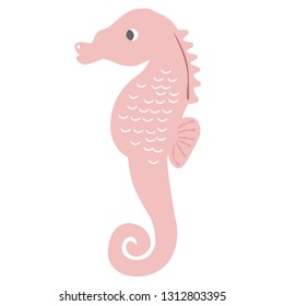 Seahorse Vector icon  illustration