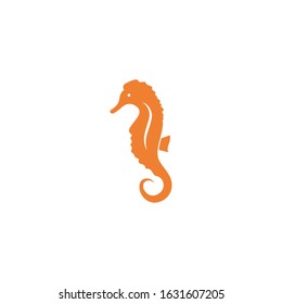 seahorse vector icon illustration design template