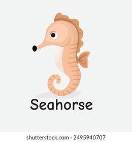 Seahorse Vector Illustration: Unique Marine Creature