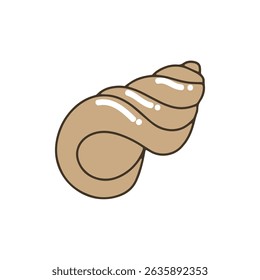 seahorses, dolphins, whales, various shells. cute illustration pictures