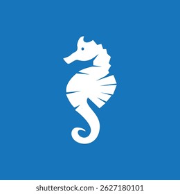 Seahorses fish icon and symbol vector template illustration