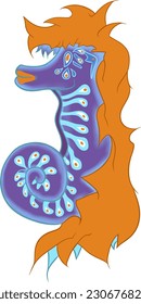 Seahorses Illustration fit for elemen design