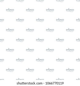 Seaknot pattern vector seamless repeat for any web design