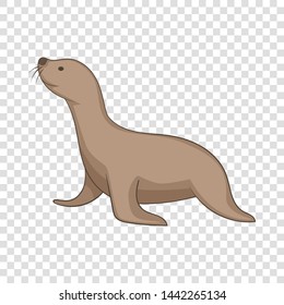 Seal animal icon. Cartoon illustration of seal animal vector icon for web