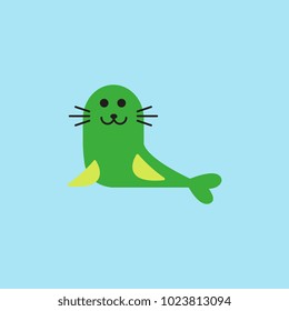 Seal animal icon. Cartoon seal vector icon