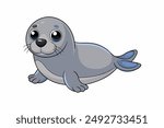 A Seal animal vector illustration