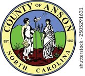 SEAL OF ANSON COUNTY NORTH CAROLINA USA