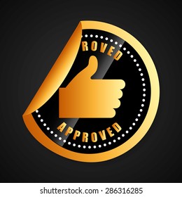 seal of approval design, vector illustration eps10 graphic 