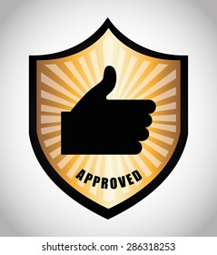 seal of approval design, vector illustration eps10 graphic 