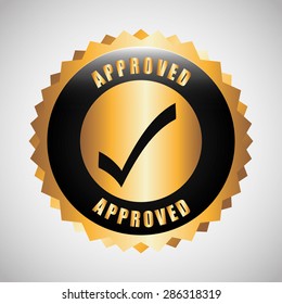 seal of approval design, vector illustration eps10 graphic 