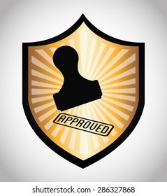 seal of approval design, vector illustration eps10 graphic 