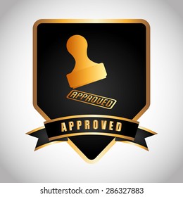 seal of approval design, vector illustration eps10 graphic 
