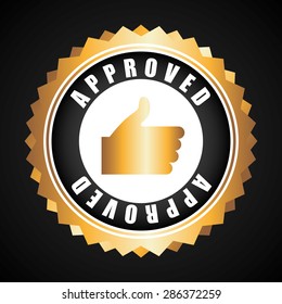 seal of approval design, vector illustration eps10 graphic 