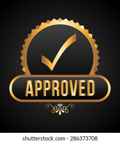 seal of approval design, vector illustration eps10 graphic 