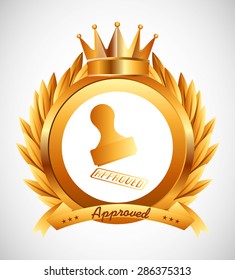 seal of approval design, vector illustration eps10 graphic 