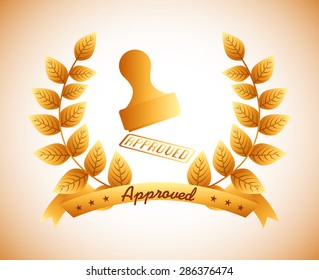 seal of approval design, vector illustration eps10 graphic 