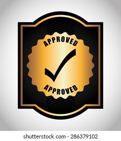 seal of approval design, vector illustration eps10 graphic 