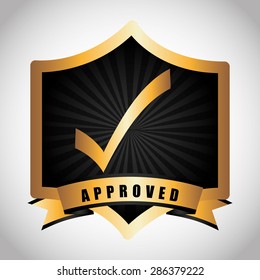 seal of approval design, vector illustration eps10 graphic 