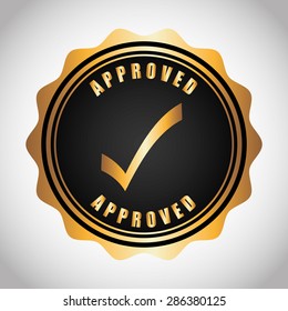 seal of approval design, vector illustration eps10 graphic 