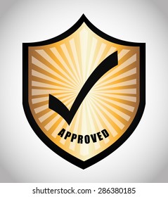 seal of approval design, vector illustration eps10 graphic 