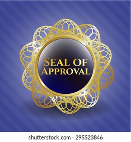 Seal of Approval gold shiny badge