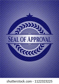 Seal of Approval with jean texture