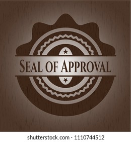  Seal of Approval wood signboards