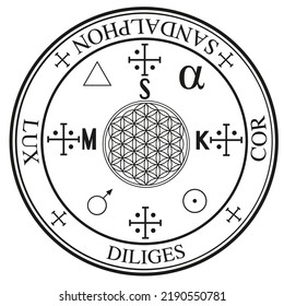 Seal Of Archangel Sandalphon Helps Us To Find And Balance The Physical Energy And The Divine That Dwells Within Us. Sandalphon Is Able To Help Us To Raise Our Prayers.